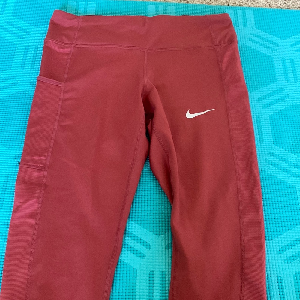 Nike Dri-Fit red leggings